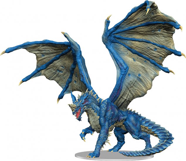 D&D Adult Blue Dragon Premium Figure - zum Schließ en ins Bild klicken