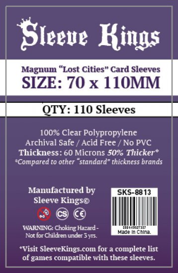 Sleeve Kings Magnum Lost Cities Card Sleeves (70x110mm) 110 Pack - zum Schließ en ins Bild klicken
