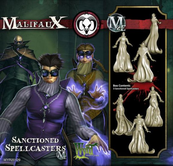 Malifaux The Guild Sanctioned Spellcasters 3 Pack - zum Schließ en ins Bild klicken