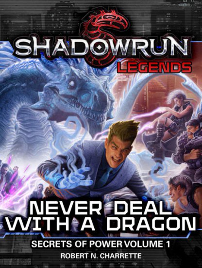 Shadowrun Never Deal with a Dragon Collectors Edition Leatherbou - zum Schließ en ins Bild klicken