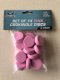 Set of 14 Crokinole Discs - Pink