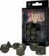 Runic Bottle-green & gold Dice Set