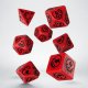 Dragons Red & black Dice Set (7)