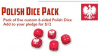 WWII Polish D6 Dice Set