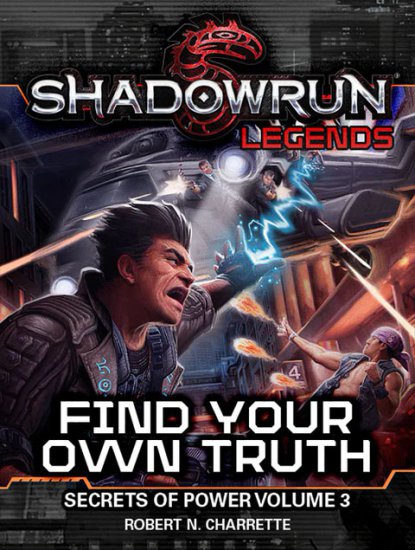 Shadowrun Find Your Own Truth Collectors Edition Leatherbound - zum Schließ en ins Bild klicken