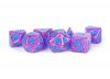 16mm Resin Flash Dice Poly Set: Purple (7)