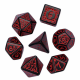 Cryptic Knots Dried Blood RPG Dice Set (7)