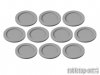 Skill and Squad Marker - 32mm Light Grey (10)