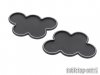 Movement Tray - Rounded Edge - 32mm 5s Cloud - Black-Silver (2)