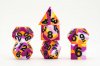 16mm Pride Sharp Edge Silicone Rubber Poly Dice Set Lesbian