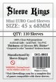 Sleeve Kings Mini Euro Card Sleeves (45x68mm) 110 Pack 60 Micron