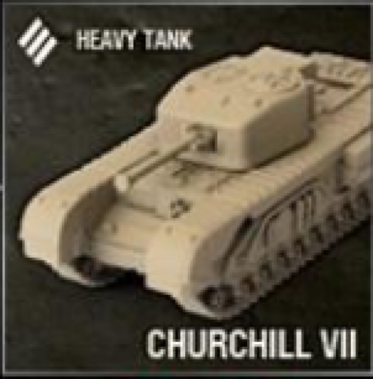 World of Tanks: Miniatures Game - British Churchill VII - zum Schließ en ins Bild klicken