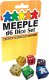 Meeple D6 Dice Set: Yellow