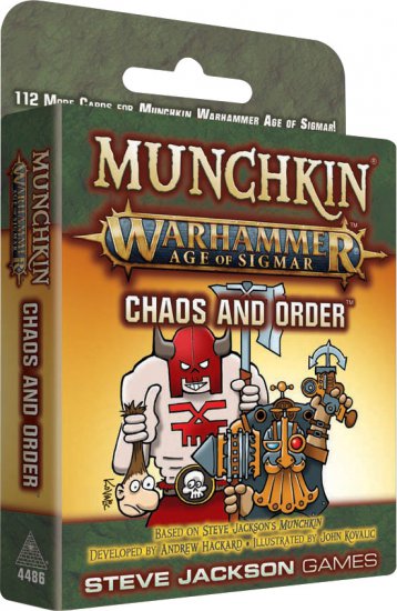 Munchkin: Munchkin Warhammer Age of Sigmar - Chaos and Order Exp - zum Schließ en ins Bild klicken