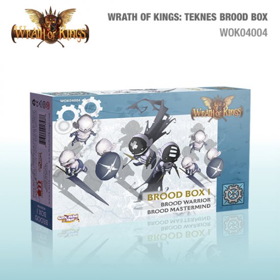 Wrath of Kings Teknes Brood Warrior Box - zum Schließ en ins Bild klicken