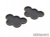 Movement Tray - Rounded Edge - 25mm 5s Cloud - Black-Gold (2)