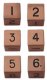 16mm Pride Sharp Edge Silicone Rubber Poly Dice Set Rainbow Flag