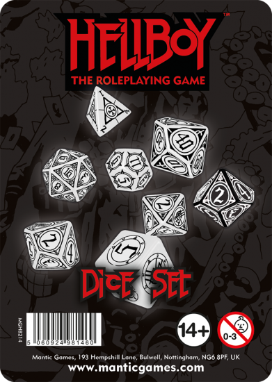 Hellboy RPG Dice Set - zum Schließ en ins Bild klicken