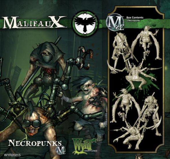 Malifaux The Resurrectionists Necropunks 3 Pack - zum Schließ en ins Bild klicken