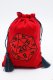 Dice Bag Red D20