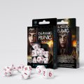 Classic Runic White & red Dice Set (7) Reprint