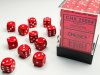 Dice Set Red/White Opaque 12mm d6 (36)