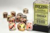 Festive® 16mm d6 Circus/black Dice Block™ (12 dice)