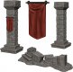 WizKids Deep Cuts Miniatures W11 Pillars & Banners