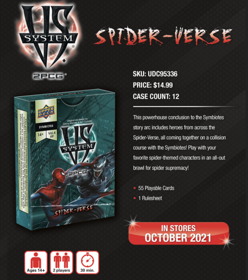 VS System Marvel Spider-verse - zum Schließ en ins Bild klicken