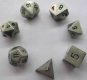 16mm Antique Silver Metal Dice Set