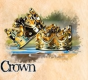 Player Token Gold Color Crown In Metal Alloy