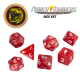 Power Rangers RPG Dice Set Red