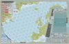 Atlantic Chase Mounted Map Set