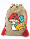 Dice Bag Mushroom & Leaf