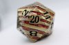 Bronze with Red Mica 35mm D20 Metal Die