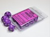 Opaque Polyhedral Ten d10 Purple/white