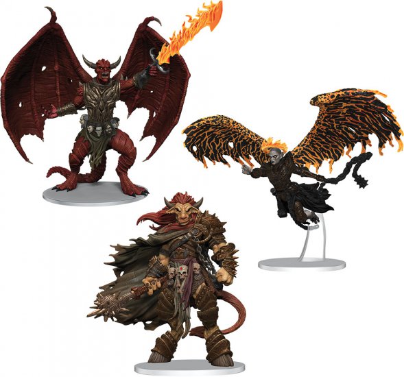 D&D Fantasy Miniatures Icons of the Realms Archdevils Bael, Bel - zum Schließ en ins Bild klicken