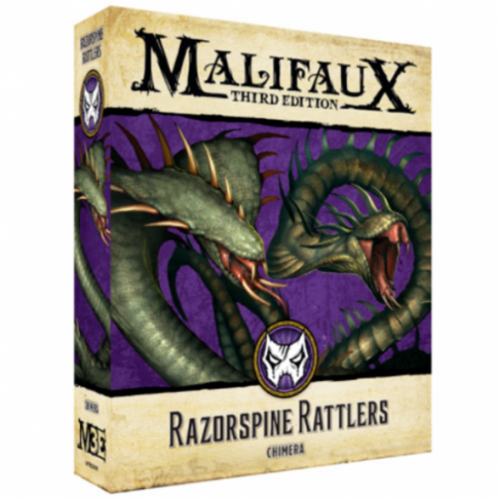 Malifaux: Neverborn Razorspine Rattler - zum Schließ en ins Bild klicken