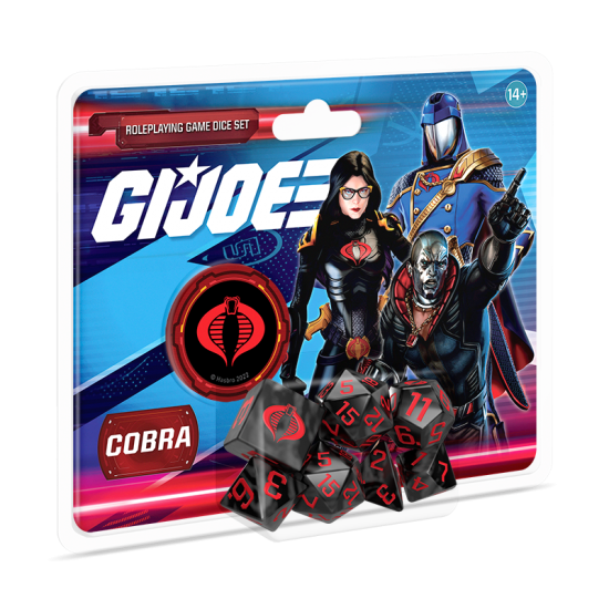 G.I. Joe RPG Cobra Dice Set - zum Schließ en ins Bild klicken