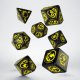 Dragons Black & yellow Dice Set (7)