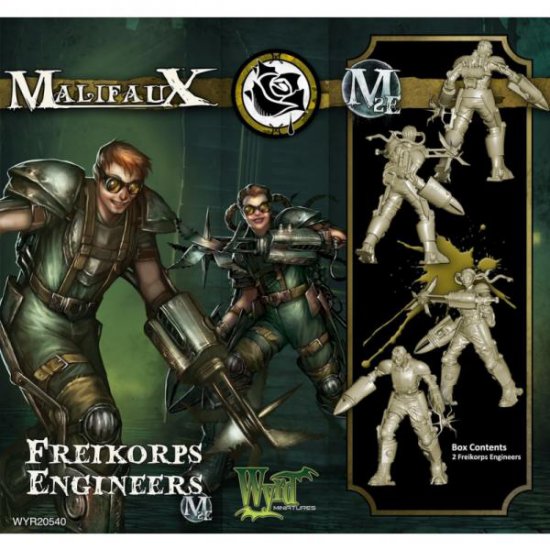 Malifaux The Outcasts Freikorps Engineer - zum Schließ en ins Bild klicken