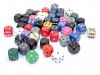 Bag of 50™ Assorted Loose Opaque 16mm d6 Dice