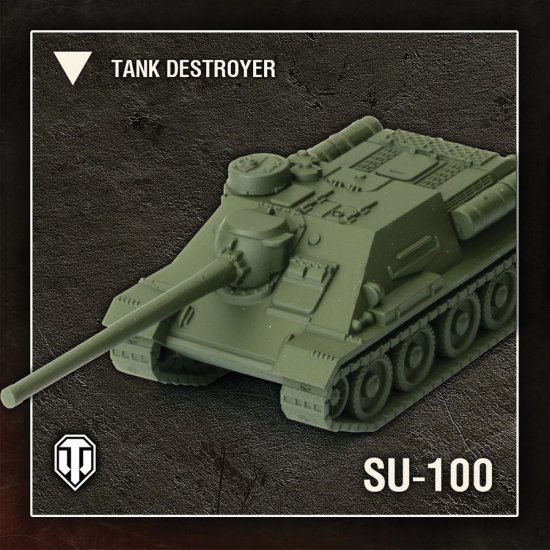 World of Tanks: Miniatures Game - Soviet SU-100 - zum Schließ en ins Bild klicken