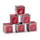 D6 Metal & Enamel Dice Set (12) Rose & Gunmetal