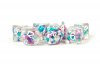 16mm Resin Pearl Dice Poly Set Gradient Purple/Teal/White