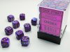 Lustrous® 12mm d6 Purple/gold Dice Block™ (36 dice)