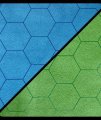 Battlemat™ 1” Reversible Blue-Green Hexes (23?” x 26” Pl