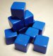 PROMO 16MM SQ OPAQUE BLANK BLUE (MOQ10)