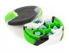 Silicone Round Dice Case Green/Black/White