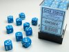 Dice Set Light Blue/White Opaque 12mm d6 (36)